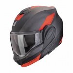 SCORPION KASK SZCZĘKOWY EXO-TECH EVO MAT BK-SIL-RD 