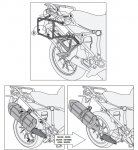 KAPPA KL5108CAM STELAŻ KUFRÓW CAM SIDE BMW R 1200 