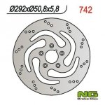 NG742 TARCZA HAMULCOWA HARLEY-DAVIDSON 883/1340 84-98 (292X50,8X5,8) (5X8,5MM) 