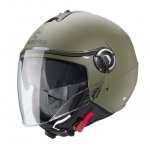 CABERG KASK JET Z BLENDĄ RIVIERA V4X ZIELONY MAT 