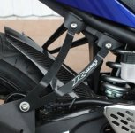 Mocowanie Wydechu + Zaślepka Podnóżka RG Racing Yamaha Yzf-R25 / Yzf-R3 Black 