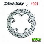 NG1001 TARCZA HAMULCOWA PIAGGIO 125/250/400/500 (260x125x5) 