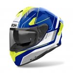 AIROH KASK INTEGRALNY SPARK 2 CHRONO BLUE/YELLOW G 