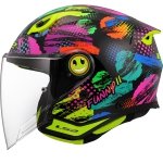LS2 KASK OTWARTY JUNIOR OF622 FUNNY II JOY BLACK 