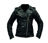 KURTKA SKÓRZANA OZONE RAMONES LADY BLACK 