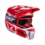 LEATT KASK OFF-ROAD Z GOGLAMI KIT MOTO 3.5 V25 RED 