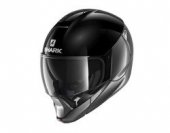 SHARK Kask szczękowy EVOJET DUAL BLANK czarny/sz 