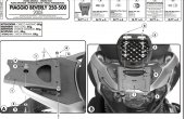 GIVI STELAŻ KUFRA CENTRALNEGO MONOLOCK PIAGGIO BEV 