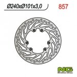 NG857 TARCZA HAMULCOWA HONDA CR 125/250, CRF 250/450 02-14 (240X101X3) TURBINA 