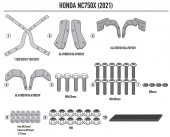 GIVI STELAŻ KUFRA CENTRALNEGO BEZ PŁYTY HONDA NC 7 