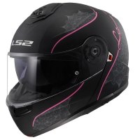 LS2 KASK SYSTEMOWY FF908 STROBE II M.BLACK PINK-06
