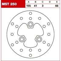 TRW Tarcza hamulcowa MST250 YAMAHA 50 APRILIA MBK TRW Tarcza hamulcowa MST250 YAMAHA 50 APRILIA MBK
