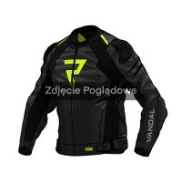 Kurtka motocyklowa skórzana Rebelhorn Vandal 2 Black Grey Fluo Yellow Kurtka motocyklowa skórzana Rebelhorn Vandal 2 Black Grey Fluo Yellow