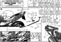 GIVI STELAŻ KUFRA CENTRALNEGO HONDA HORNET 600 03 GIVI STELAŻ KUFRA CENTRALNEGO HONDA HORNET 600 03