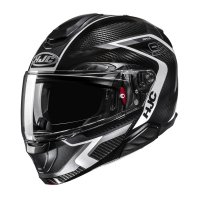 HJC KASK SYSTEMOWY RPHA91 CARBON LAGOS BLACK/WHITE