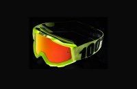 GOGLE 100% ACCURI FLUO YELLOW, LUSTRO+SZYBKA GOGLE 100% ACCURI FLUO YELLOW, LUSTRO+SZYBKA