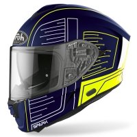 AIROH KASK INTEGRALNY SPARK CYRCUIT BLUE GLOSS AIROH KASK INTEGRALNY SPARK CYRCUIT BLUE GLOSS