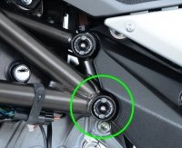 Zaślepka Ramy RG Racing Lewa Dolna Mv Agusta F3 675/800, Rivale 800, Dragster 800, F4 1000R 10-/F4