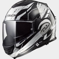 KASK LS2 FF399 VALIANT ROBOTO BLACK WHITE KASK LS2 FF399 VALIANT ROBOTO BLACK WHITE