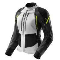 Kurtka motocyklowa tekstylna damska Rebelhorn Hardy 3.0 Black Light Grey Fluo Yellow