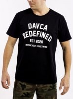 DAVCA T-shirt codzienny black Redefined