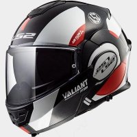 KASK LS2 FF399 VALIANT AVANT WHI/BLK RED KASK LS2 FF399 VALIANT AVANT WHI/BLK RED