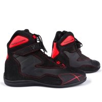 REBELHORN BUTY MOTOCYKLOWE SPARK BLACK/FLO RED REBELHORN BUTY MOTOCYKLOWE SPARK BLACK/FLO RED