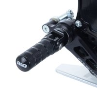 Składane Podnóżki RG Racing Rearsets, Para Black