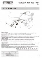 SHAD Y0T17T STELAŻ KUFRA TYŁ DO YAMAHA TDR 125 SHAD Y0T17T STELAŻ KUFRA TYŁ DO YAMAHA TDR 125