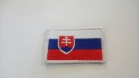 REBELHORN ODZNAKA NA RZEP FLAGA SŁOWACJI WH/BL/RED REBELHORN ODZNAKA NA RZEP FLAGA SŁOWACJI WH/BL/RED