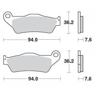 KLOCKI HAMULCOWE KH181 METALICZNE MOTO-MASTER M093011 KLOCKI HAMULCOWE KH181 METALICZNE MOTO-MASTER M093011