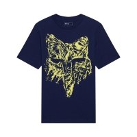 T-Shirt Junior FOX Image Print Head Navy