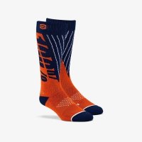100 PROCENT SKARPETY CROSS TORQUE SOCKS NAVY/ORAN 100 PROCENT SKARPETY CROSS TORQUE SOCKS NAVY/ORAN