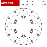 TRW Tarcza hamulcowa MST335 KAWASAKI KDX 200 220 TRW Tarcza hamulcowa MST335 KAWASAKI KDX 200 220