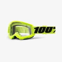 100 PROCENT GOGLE MODEL STRATA 2 YELOW FLUO CLEAR 100 PROCENT GOGLE MODEL STRATA 2 YELOW FLUO CLEAR