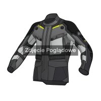 Kurtka motocyklowa tekstylna Rebelhorn Patrol 2 Black Grey Fluo Yellow