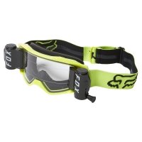 FOX GOGLE VUE STRAY ROLL OFF BLACK/YELLOW  CLEAR