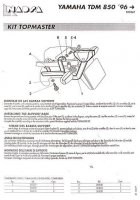SHAD KSHY0T86T STELAŻ KUFRA TYŁ DO YAMAHA TDM 850 SHAD KSHY0T86T STELAŻ KUFRA TYŁ DO YAMAHA TDM 850