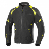 BUSE Kurtka motocyklowa Solara czarno-neonowa BUSE Kurtka motocyklowa Solara czarno-neonowa