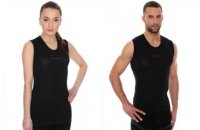 Brubeck SL10100 Koszulka unisex typu base layer bez rękawów grafitowy Brubeck SL10100 Koszulka unisex typu base layer bez rękawów grafitowy