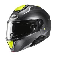 HJC KASK SYSTEMOWY I91 ARVEN GREY/YELLOW