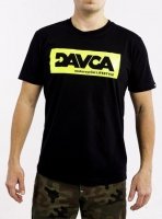 DAVCA T-shirt fluo logo DAVCA T-shirt fluo logo