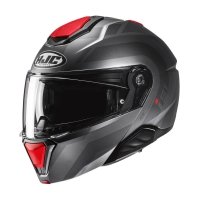 HJC KASK SYSTEMOWY I91 ARVEN GREY/RED