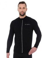 Brubeck Bluza męska ACTIVE WOOL czarny Brubeck Bluza męska ACTIVE WOOL czarny