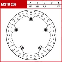 TRW Tarcza hamulcowa MSTR256 BMW R 900 RT R 900 RT TRW Tarcza hamulcowa MSTR256 BMW R 900 RT R 900 RT