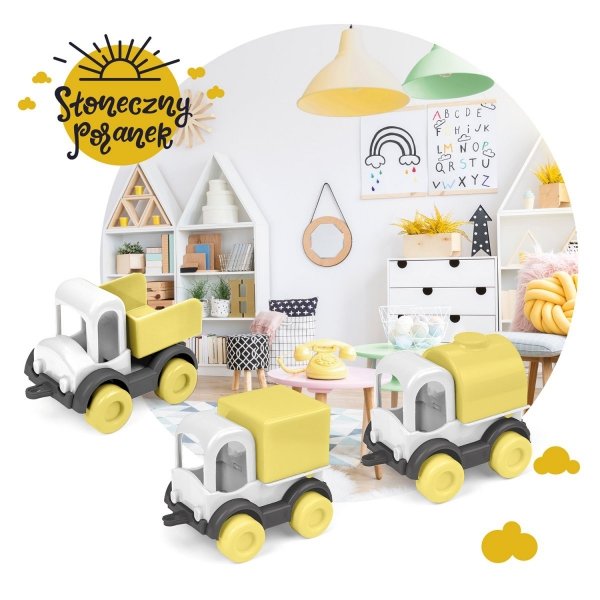 Słoneczny Poranek Kid Cars trio  3szt  WADER  41125