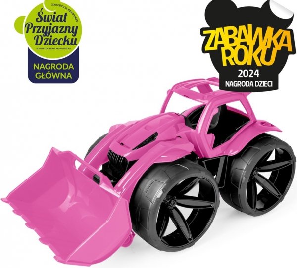Spychacz MAXIMUS Wader 64560 - różowy