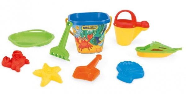 Komplet do piasku 9 elementów WADER 75044