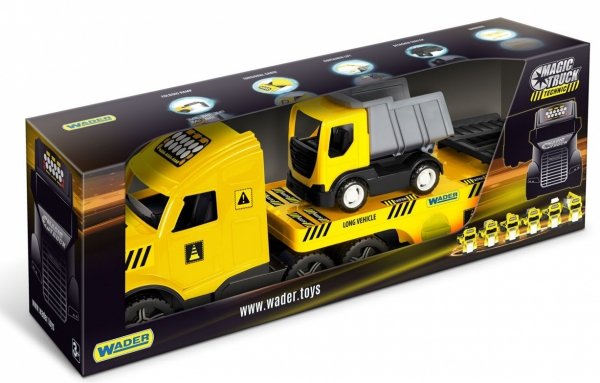 Magic Truck Technic laweta z wywrotką Wader 36421
