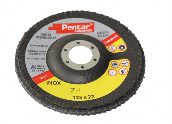 ŚCIERNICA LISTKOWA GR 40 PENTAR INOX